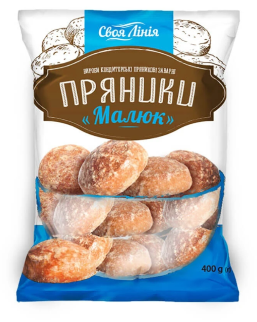 Пряники 400г Своя лінія Малюк